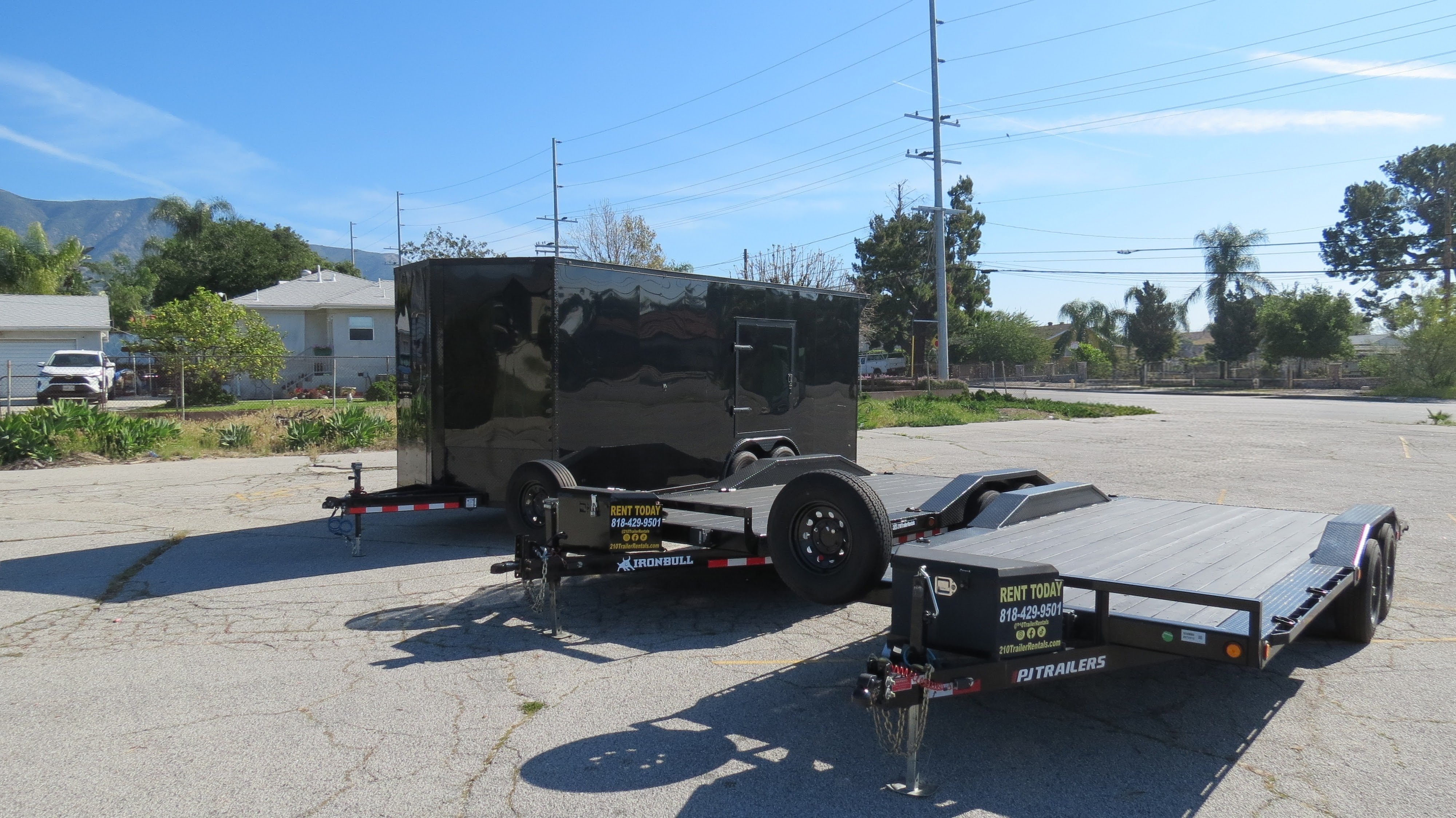 210 Trailer Rentals fleet - Quality trailer rentals in Sylmar, California